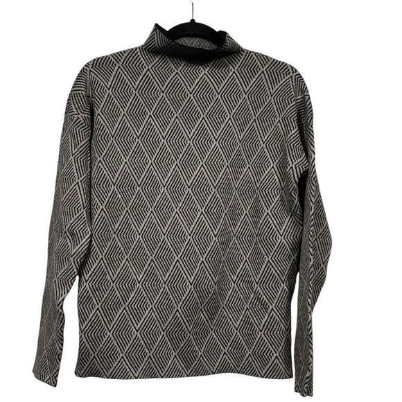 H By Halston Mock Turtleneck Sweatshirt/ Size-Medium - Picture 5 of 7